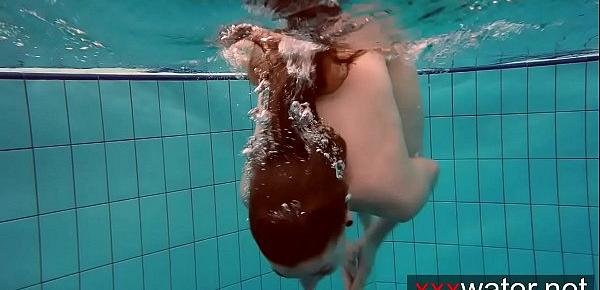  Pierced teen swimming